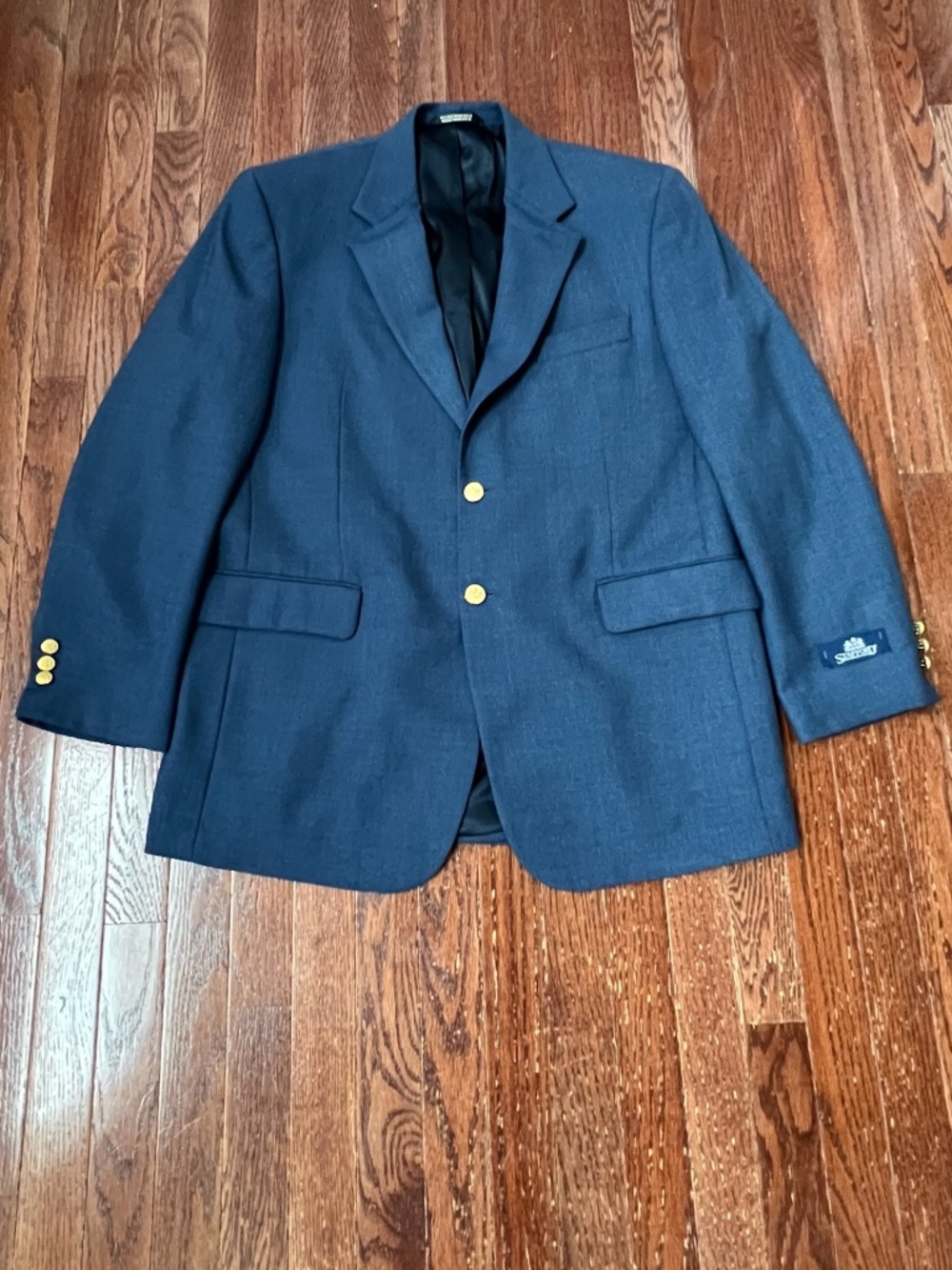 Stafford Navy Blue Men's Blazer, Size 42R